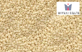Miyuki Delica, Opaque Cream AB Matted DB0883, 5 g
