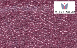 Miyuki Delica, Sparkling Rose Lined Crystal DB0902, 5 g