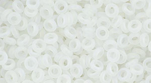 TOHO Demi Round Transp-Rainbow-Frosted Crystal, TN-08-161F, 3 g