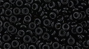 TOHO Demi Round Opaque Jet, TN-08-49, 3 g