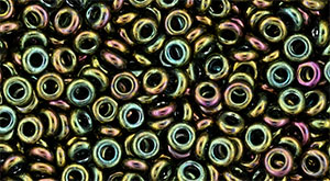 TOHO Demi Round Higher-Metallic Iris Olivine, TN-08-508, 3 g