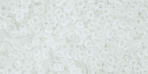TOHO Demi Round Transparent Frosted Crystal, TN-11-1F, 3 g