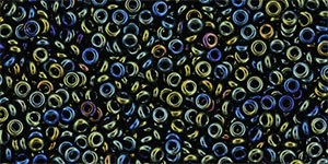 TOHO Demi Round Metallic Iris Green/Brown, TN-11-84, 3 g