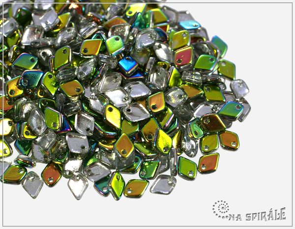 Dragon Scale Bead, Crystal Vitrail, 2,5 g