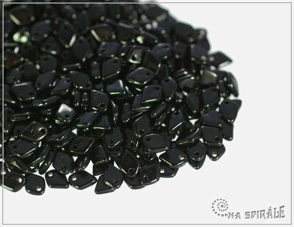 Dragon Scale Bead, Jet, 2,5 g
