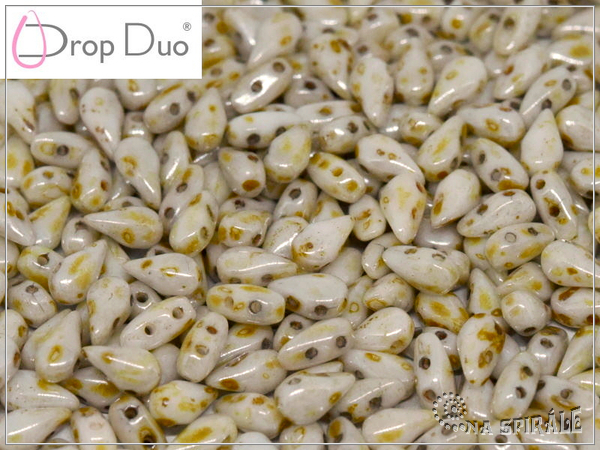 DropDuo 3x6 mm, Soft Amber, 30 ks