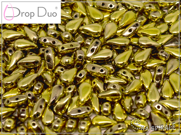 DropDuo 3x6 mm, Crystal Amber Full, 30 ks