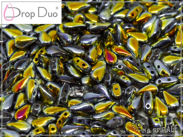 DropDuo 3x6 mm, Crystal Marea Full, 30 ks