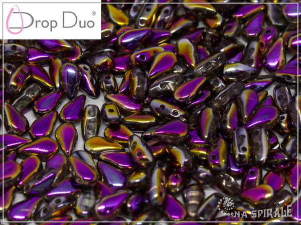 DropDuo 3x6 mm, Crystal Sliperit Full, 30 ks