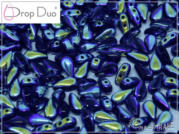 DropDuo 3x6 mm, Jet AB Full, 30 ks