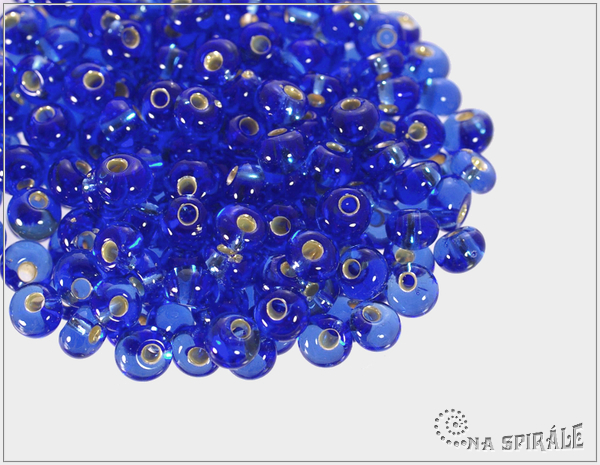 Drops modr se stbrnm prtahem, velikost 5, 10 g