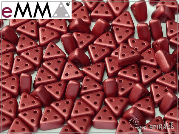 eMMA Beads, Metallic Red, 20 ks
