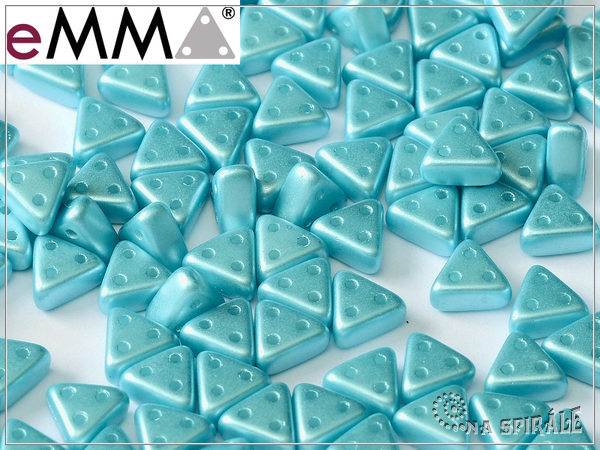 eMMA Beads, Pastel Aqua, 20 ks