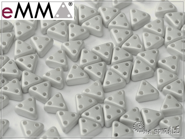 eMMA Beads, Pastel Grey Pearl, 20 ks