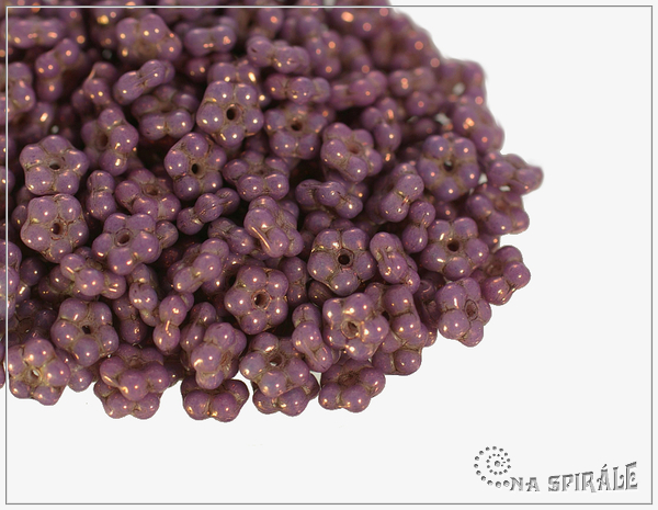 Kytiky - pomnnky 5 mm, Antique Blueberry, 50 ks