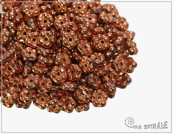 Kytiky - pomnnky 5 mm, Crystal Capri Gold, 50 ks