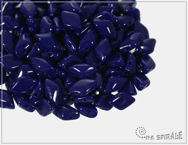GemDuo, Opaque Navy Blue, 30 ks