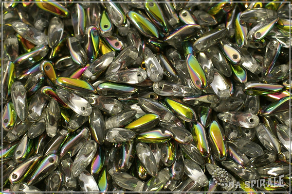 Jazky 8x2,5 mm, Crystal Vitrail, 5 g