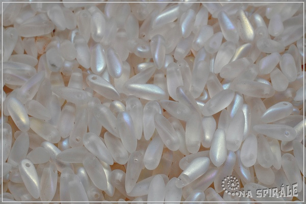 Jazky 8x2,5 mm, Crystal Mat AB, 5 g