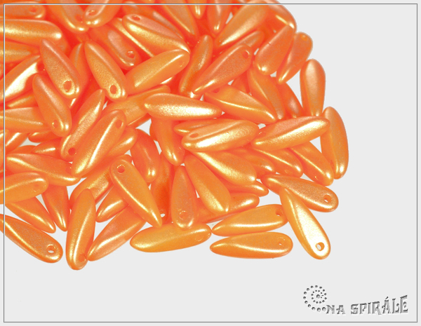 Jazky 10x3 mm, vosk pastel peach, 40 ks