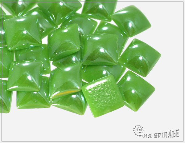 Kaboon tvercov 10x10 mm, Luster Sour Apple, 1 ks