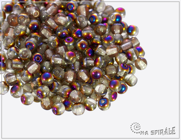 Kuliky 4 mm, Crystal Sliperit, 100 ks