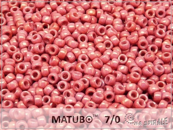 Matubo 7/0, Chalk Red Luster, 10 g