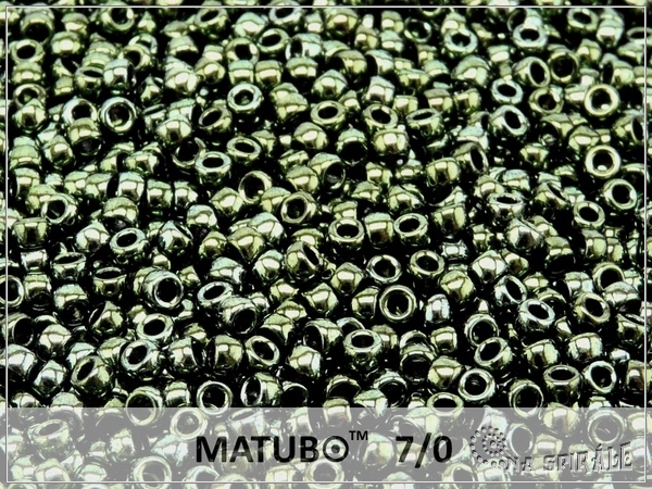 Matubo 7/0, Metallic Fern, 10 g