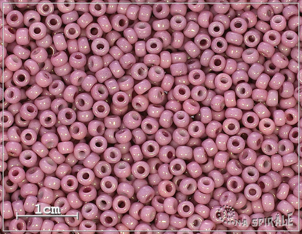 Miyuki Round CZ Chalk Lila Luster, MRR-08-CZ7, 5 g
