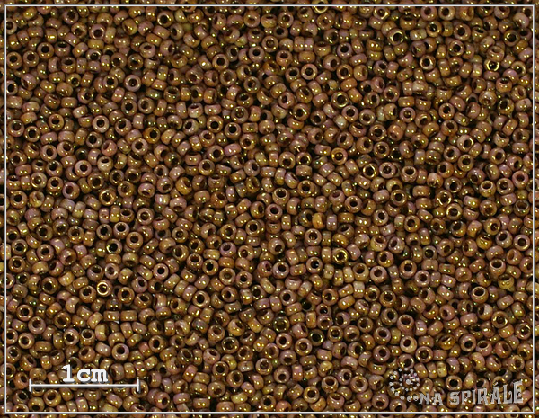 Miyuki Round CZ Chalk Senegal Brown Purple, MRR-15-CZ8, 2,5 g