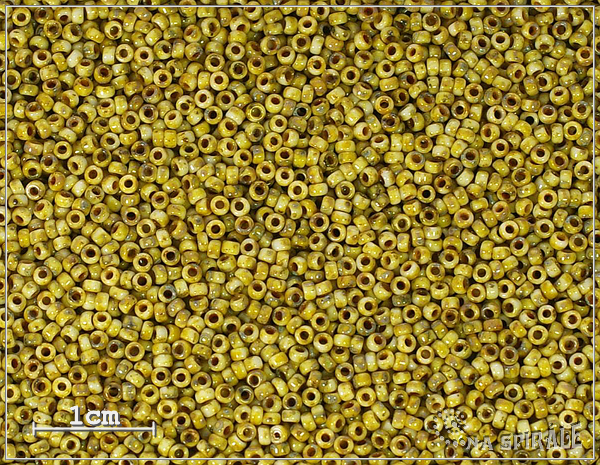Miyuki Round Picasso Opaque Canary Yellow, MRR-15-4512, 2,5 g