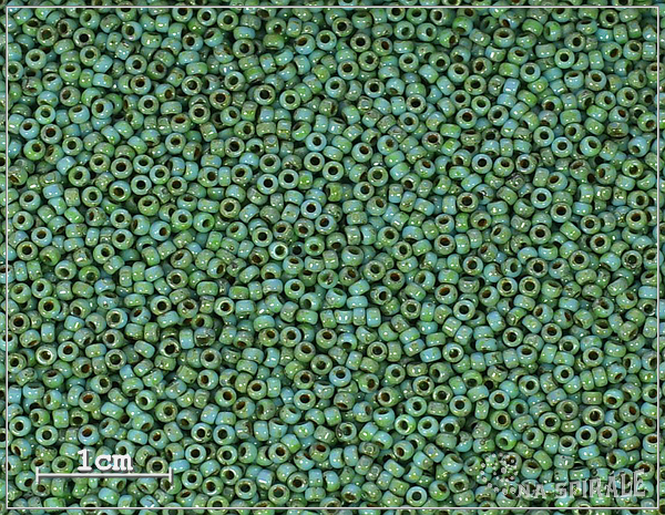 Miyuki Round Picasso Opaque Seafoam Green, MRR-15-4514, 2,5 g