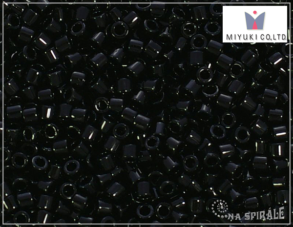 Miyuki Delica 10, Black DBM0010, 5 g