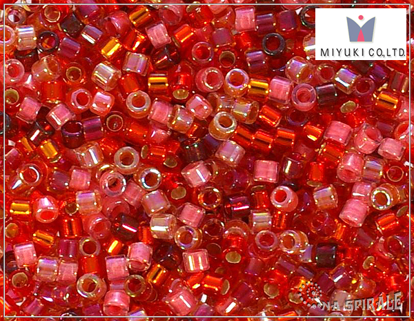 Spirala Miyuki Delica 10 MIX, Red Hot Chilli Peppers, 5 g