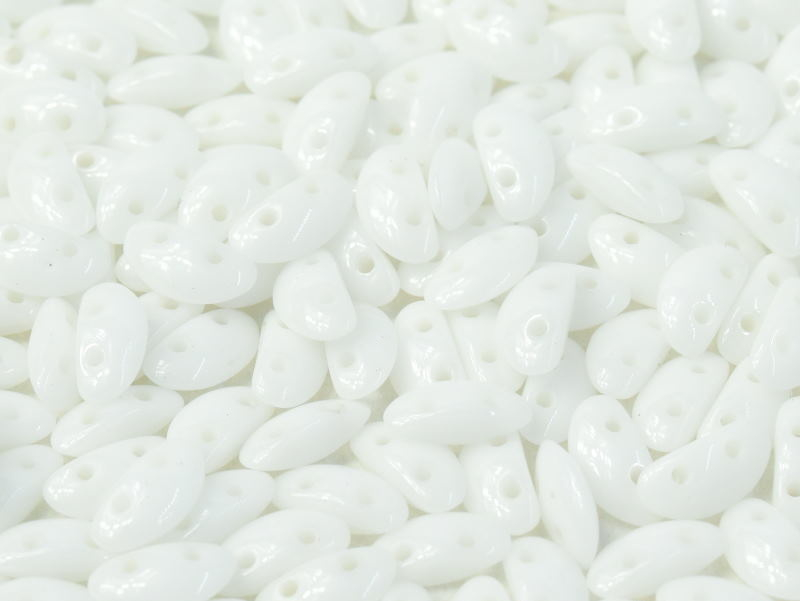 MobyDuo 3x8 mm, Chalk White, 30 ks