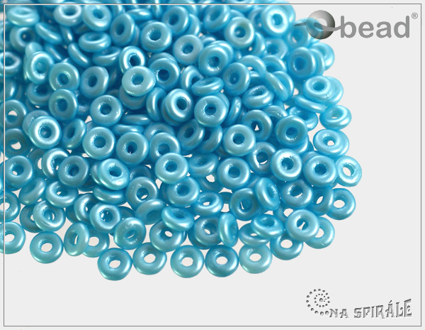 O-bead, Pastel Aqua, 2,5 g