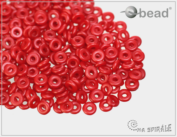 O-bead, Pastel Dark Coral, 2,5 g