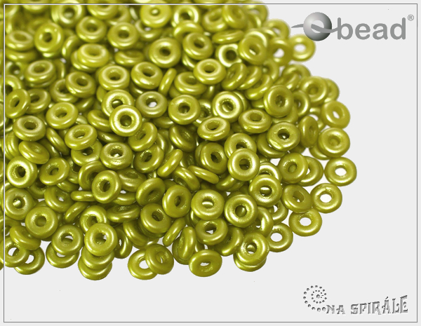 O-bead, Pastel Lime, 2,5 g