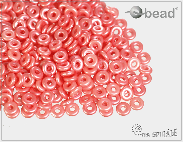 O-bead, Pastel Light Coral, 2,5 g