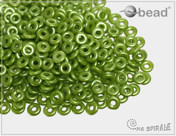 O-bead, Pastel Olivine, 2,5 g