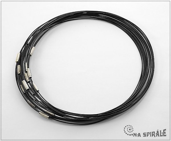Lanko na krk roubovac, prmr 14,5 cm, ern, 1 ks