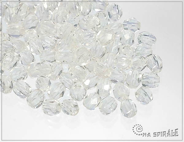Ohovky 4 mm, Crystal, 50 ks