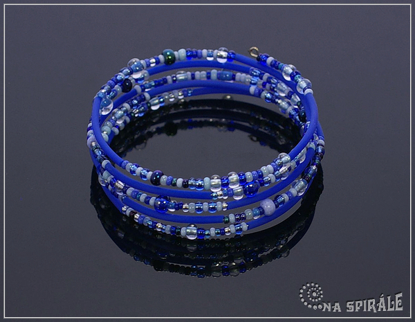 *B-PR21 Summer Joy dmsk - modr+kobalt mat