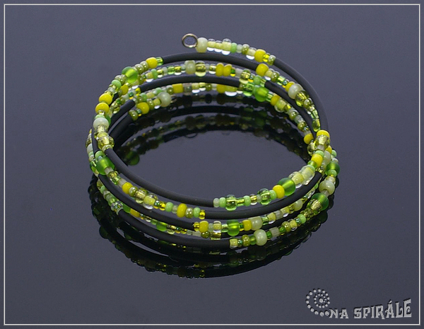 *B-PR34 Summer Joy dmsk - zelenolut+ern mat