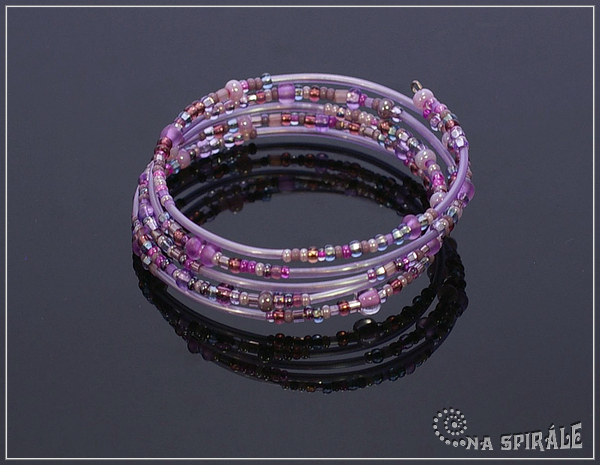 *B-PR19 Summer Joy dmsk - fialov+fialov prhledn