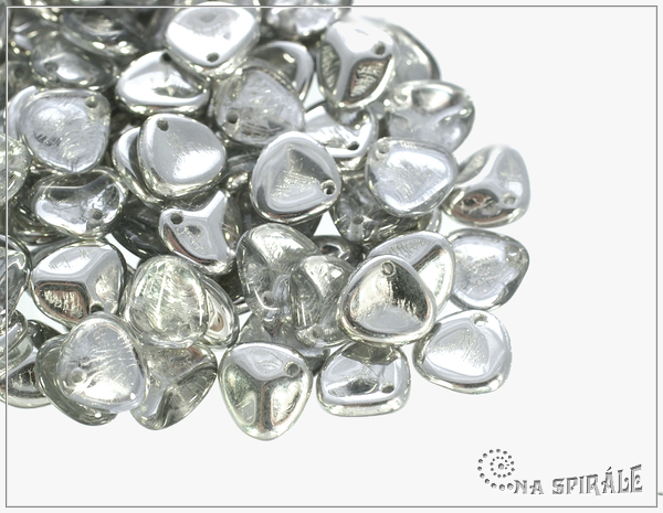 Rose petal 7x8 mm, Crystal Labrador, 50 ks