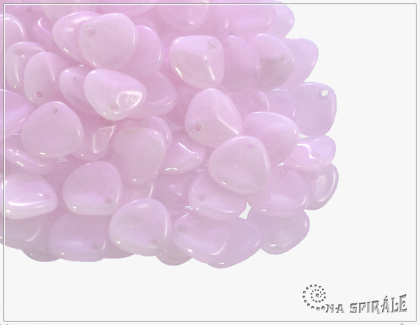 Rose petal 7x8 mm, Pink Silk, 50 ks