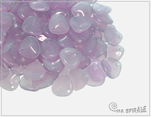 Rose petal 7x8 mm, Violet Opal, 50 ks