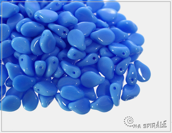 Preciosa Pip 5x7 mm, opaque cornflower, 30 ks