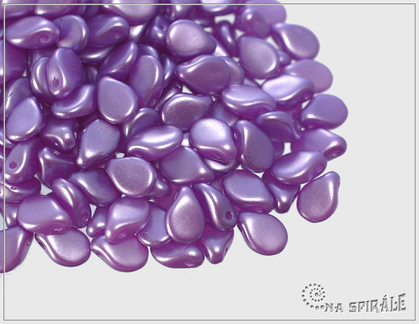 Preciosa Pip 5x7 mm, Pastel Lila, 30 ks
